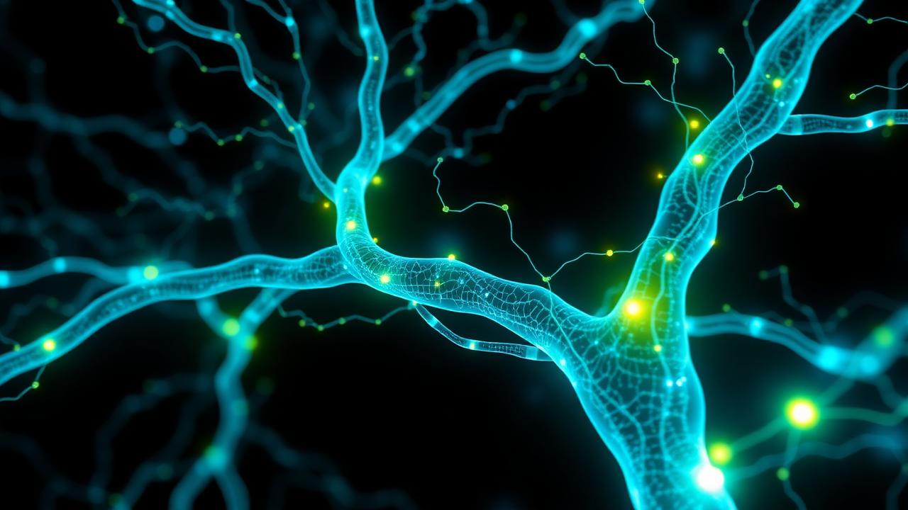 Glowing vascular network with nitric oxide light pulses