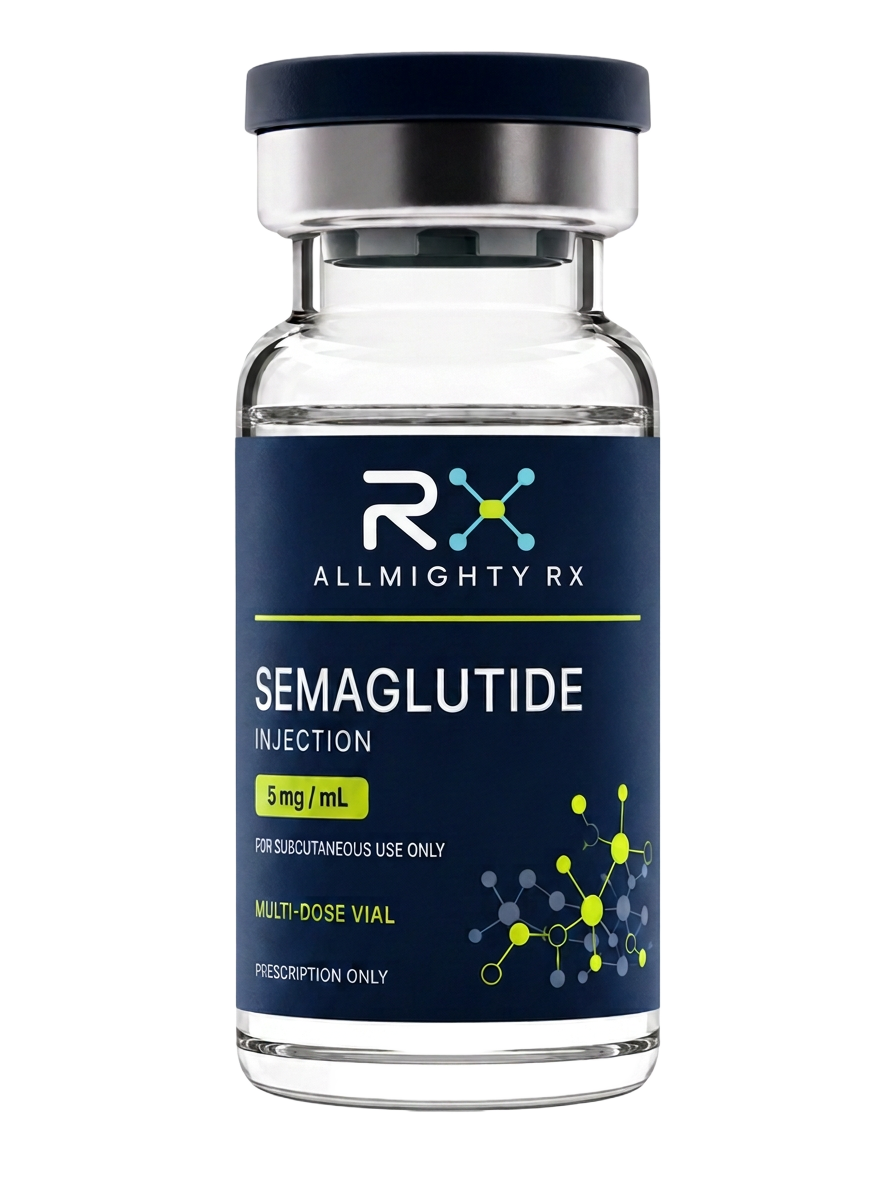 Semaglutide Allmighty RX product mockup